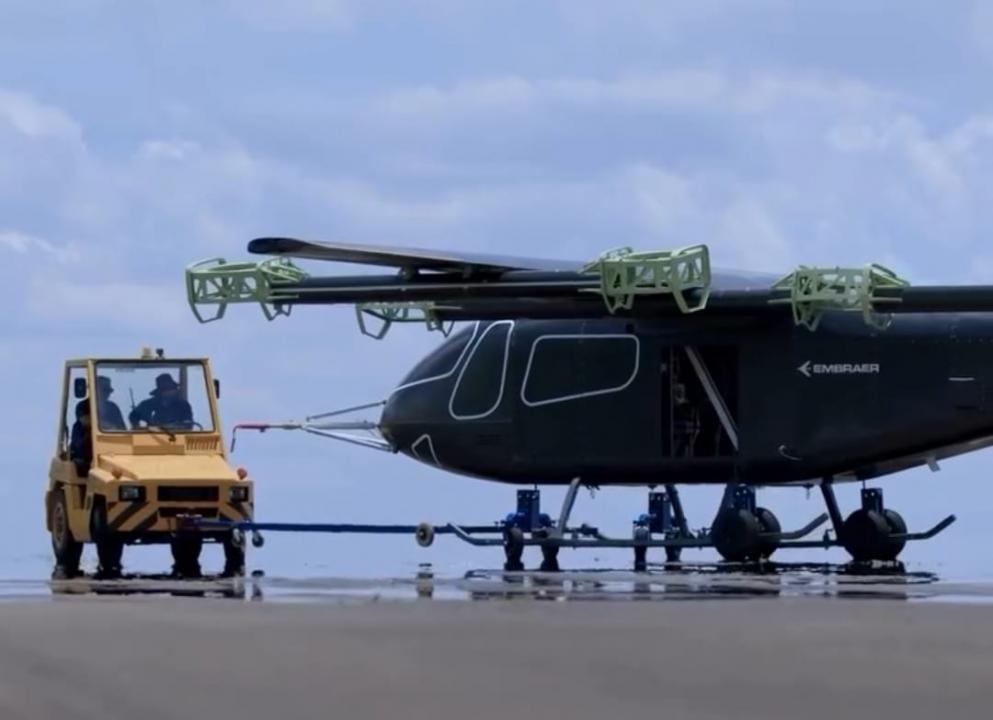 Foto 2 de 5 — Embraer e Eve avançam no desenvolvimento do eVTOL e fazem testes em Gavião Peixoto